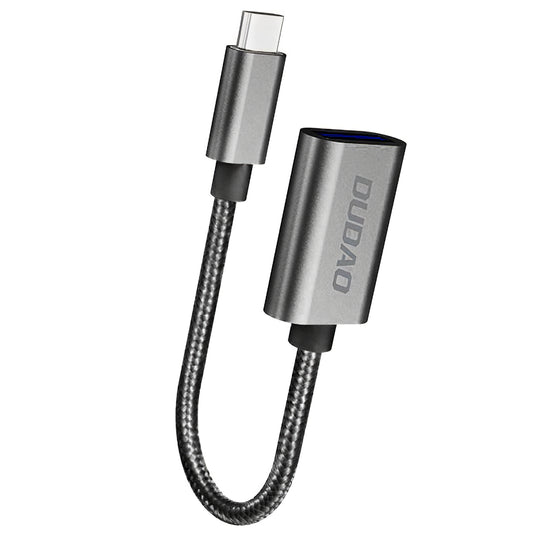 Dudao L15T USB-C to USB-A OTG Adapter, Black