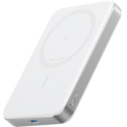 Anker MagGo Slim Wireless External Battery, 10000mAh, 30W, PD + FQI, 1 x QI - 1 x USB-C, Weiß A1664H21 A1664H21 