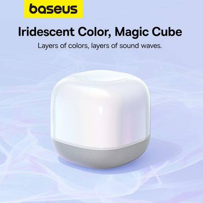 Tragbarer Bluetooth-Lautsprecher Baseus AeQur V2, Weiß 