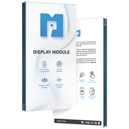 Touchscreen MP Display kompatibel zu Samsung Galaxy A24 4G A245, mit Rahmen, OLED Version, Schwarz 