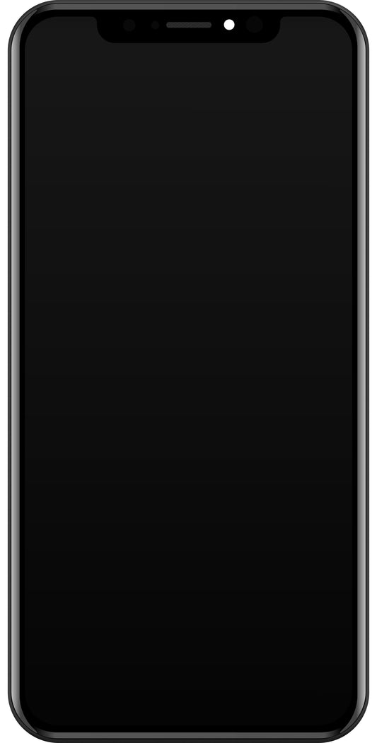 Touchscreen Display JK für Apple iPhone XS Max, mit Rahmen, In-Cell LCD Version, Schwarz