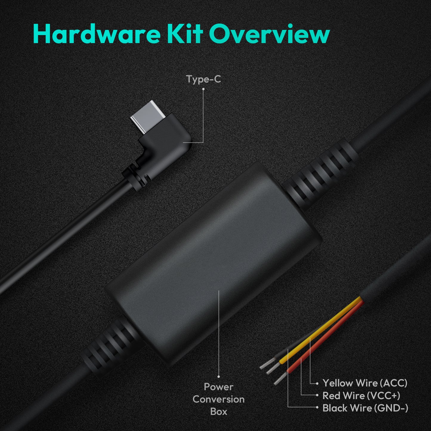Hardwire Botslab für G500H Pro / V9H / HK50 Kamera