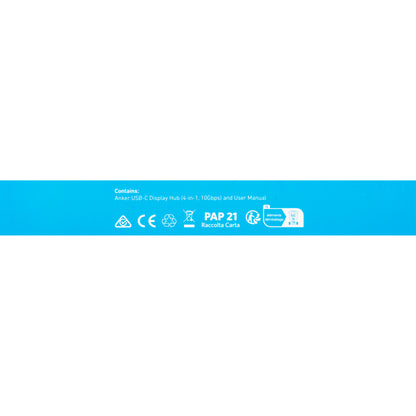 Anker USB-C Hub, 4 x USB-C, Schwarz A8340GA1 