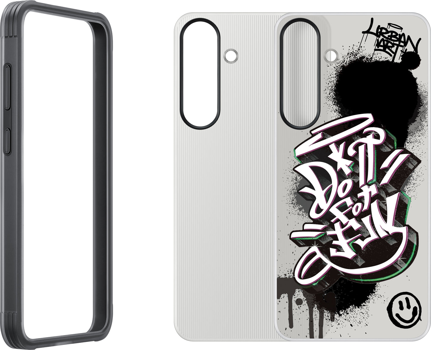 Hülle für Samsung Galaxy S25+ S936, FlipSuit Rugged Case, Schwarz EF-JS936CBEGWW