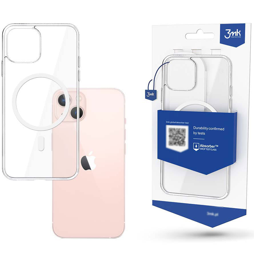 MagSafe Tasche für Apple iPhone 14 Pro Max, 3MK, MagCase, Klar
