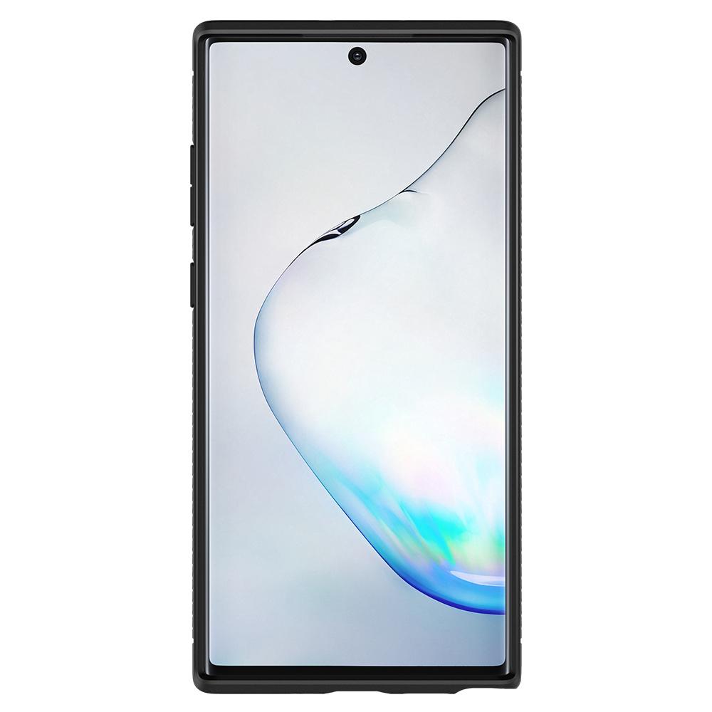 Tasche für Samsung Galaxy Note 10+ 5G N976 / Note 10+ N975, Spigen, Rugged Armour, Schwarz 627CS27331