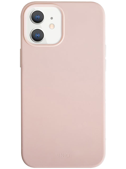 Tasche für Apple iPhone 12 mini, UNIQ, Lino, Pink