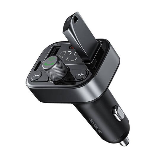 Bluetooth FM Modulator Baseus S-09 Pro, 2 x USB-A - 1 x USB-C C1076222200113113-00 