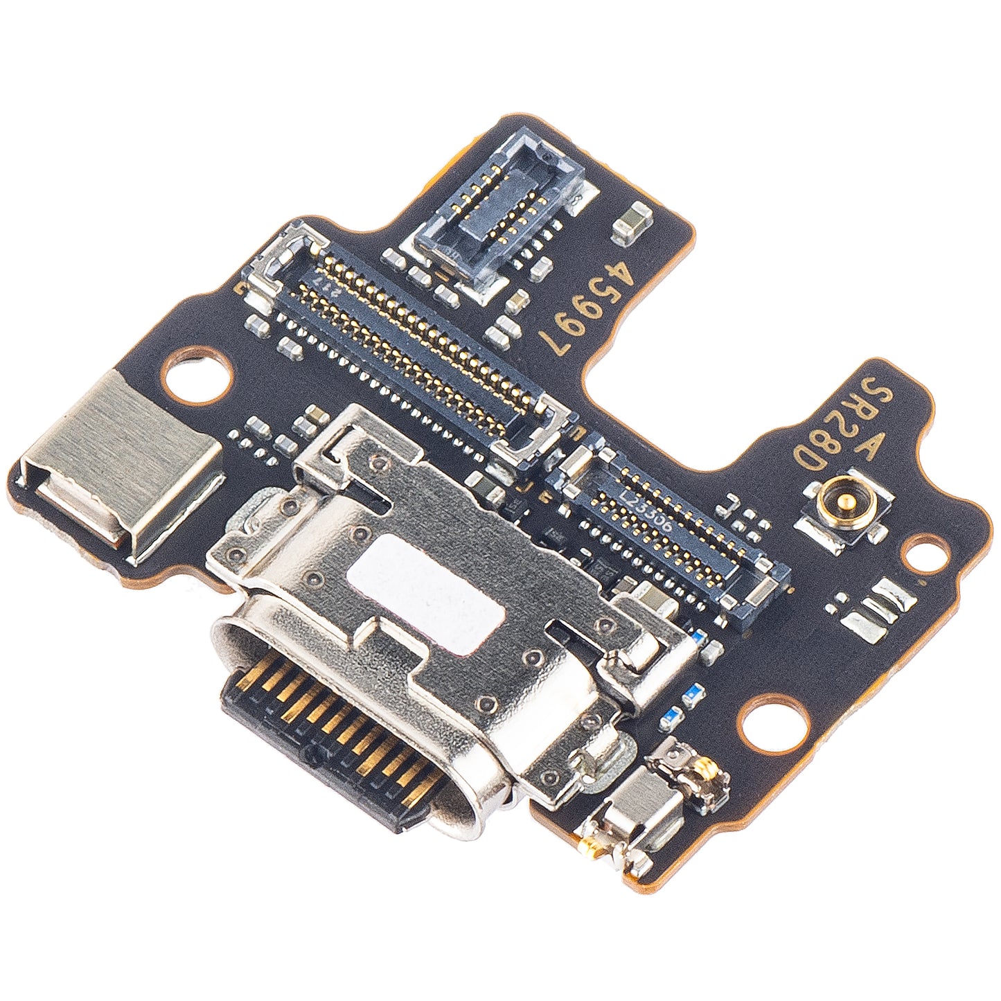 Motorola Edge 30 Fusion Mikrofon-Ladesteckerplatine, Service Pack 5P68C21194 